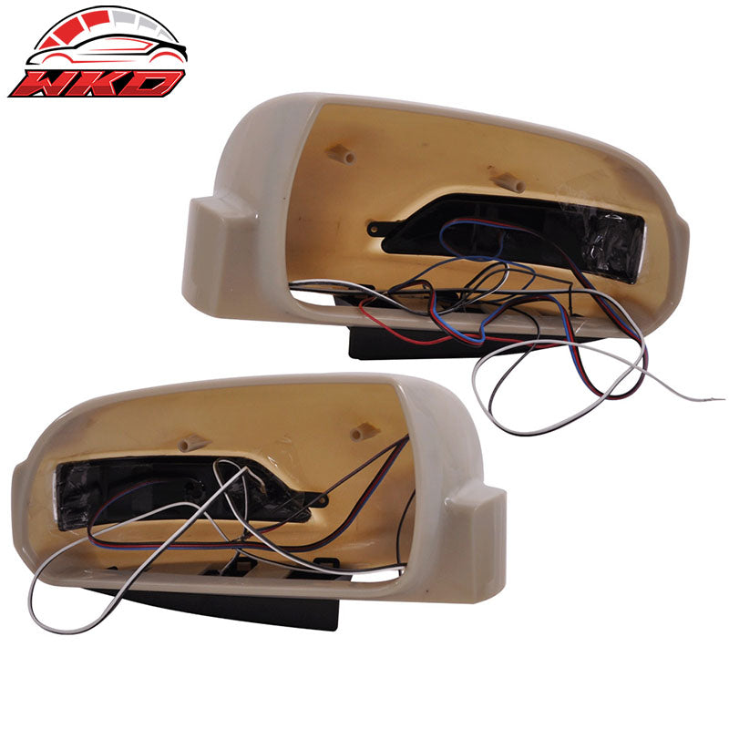 Fits 04-10 Sonata Side View Mirror Cover With Turn Signal Lights