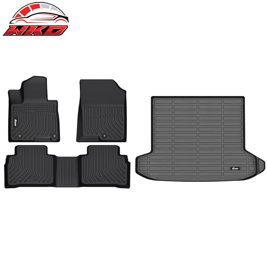 Wholesale 22-26 Hyundai Tucson Non-Hybrid All Weather 3D Floor Mats TPE + Trunk Mat