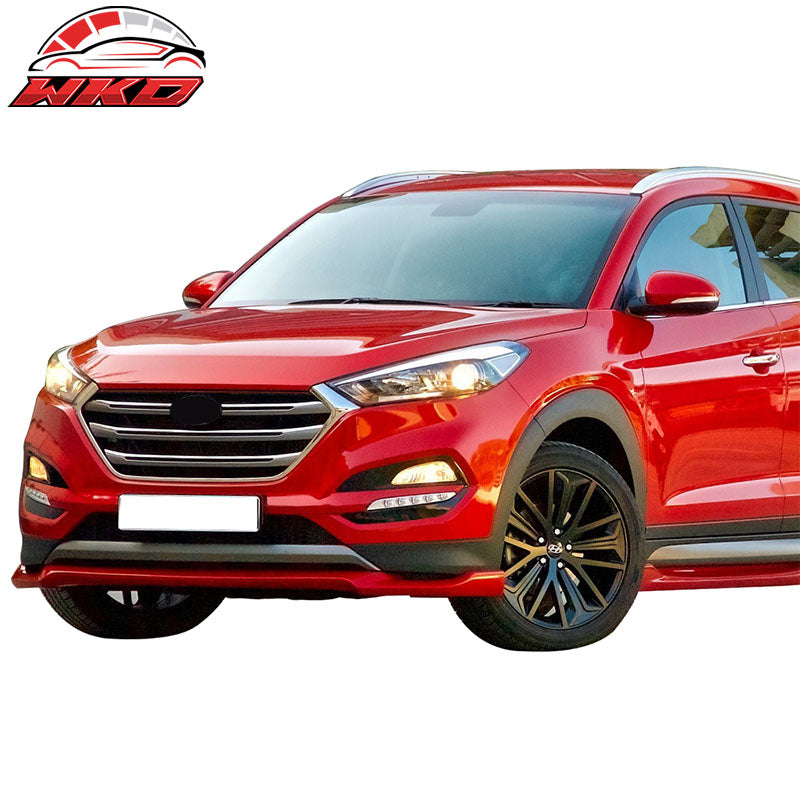 Fits 16-18 Hyundai Tucson OE Style Foglights Kit ABS Black Housing Clear Lens