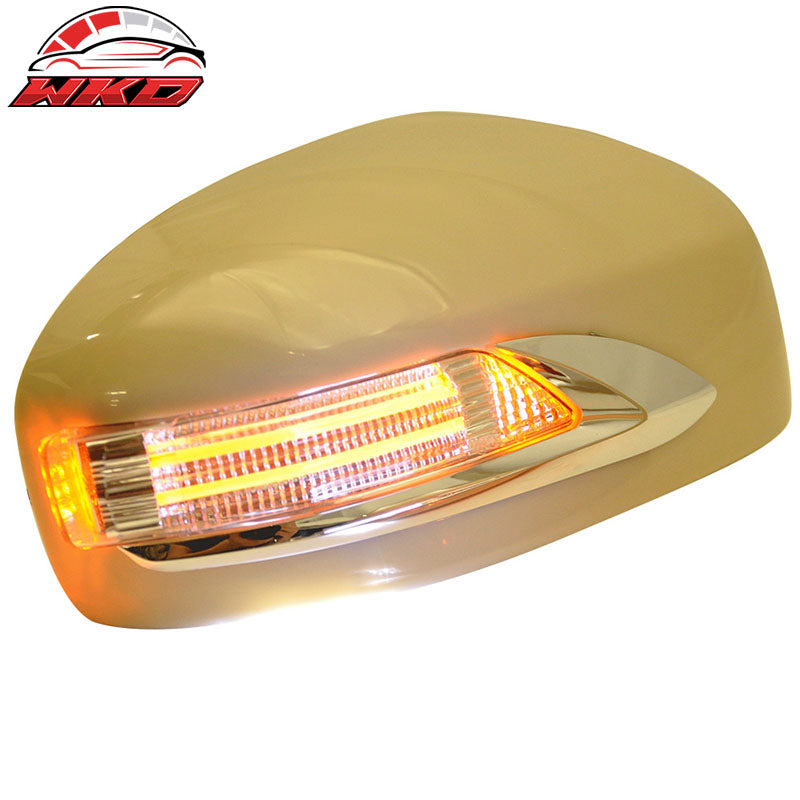Fits 09-13 Infiniti FX35 13-15 QX70 Side Mirror Cover W/ LED