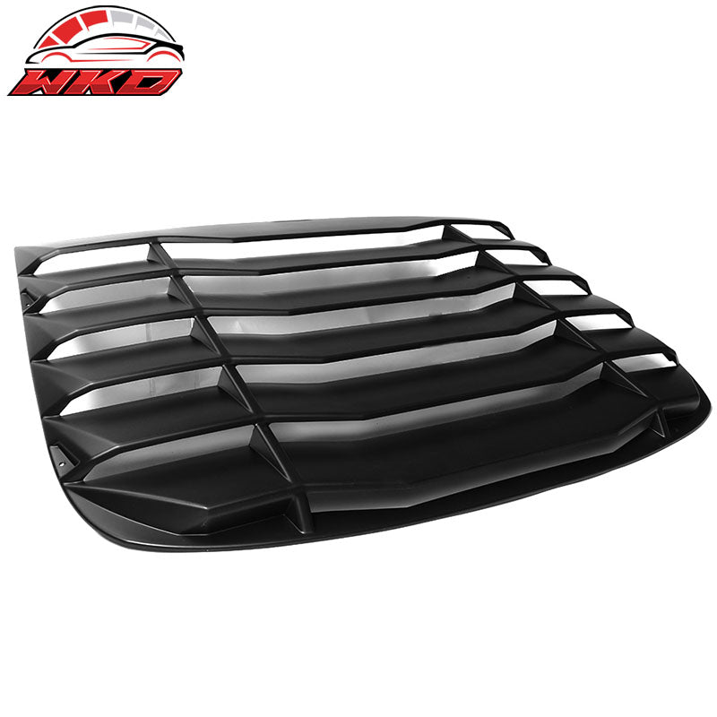 Fits 03-07 Infiniti G35 Coupe Rear Window Louver Sun Shade Cover Unpainted ABS
