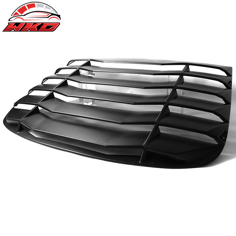 Fits 03-07 Infiniti G35 Coupe Rear Window Louver Sun Shade Cover Unpainted ABS