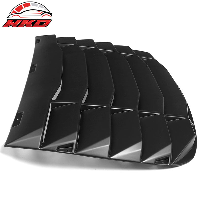 Fits 03-07 Infiniti G35 Coupe Rear Window Louver Sun Shade Cover Unpainted ABS