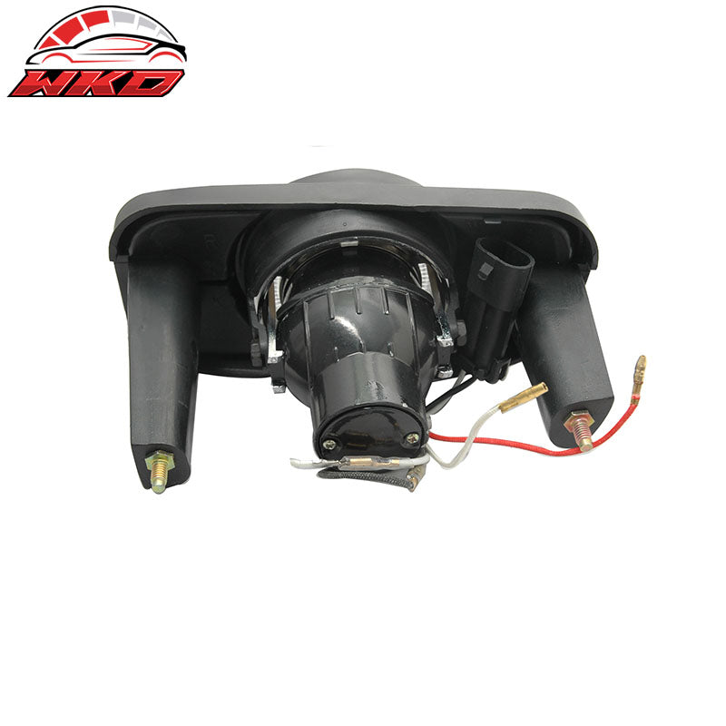 Fits 99-04 Jeep Grand Cherokee Halo Projector FogLight Lamps Clear w/Switch+Bulb
