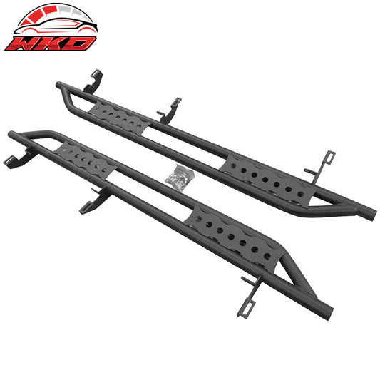 Wholesale 07-18 Jeep Wrangler JK Unlimited 4DR Black Running Boards Side Step Nerf Bar - Wikond Auto