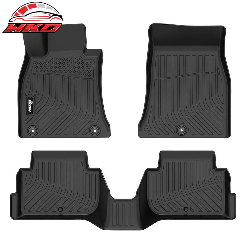 Fits 18-23 Kia Stinger RWD All Weather TPE 3D Floor Mats Liner + Trunk Mat Cover