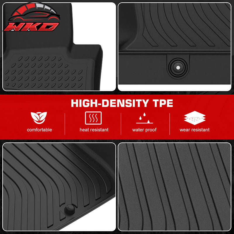 For 18-23 Kia Stinger AWD All Weather TPE 3D Floor Mats Carpet + Trunk Mat Liner