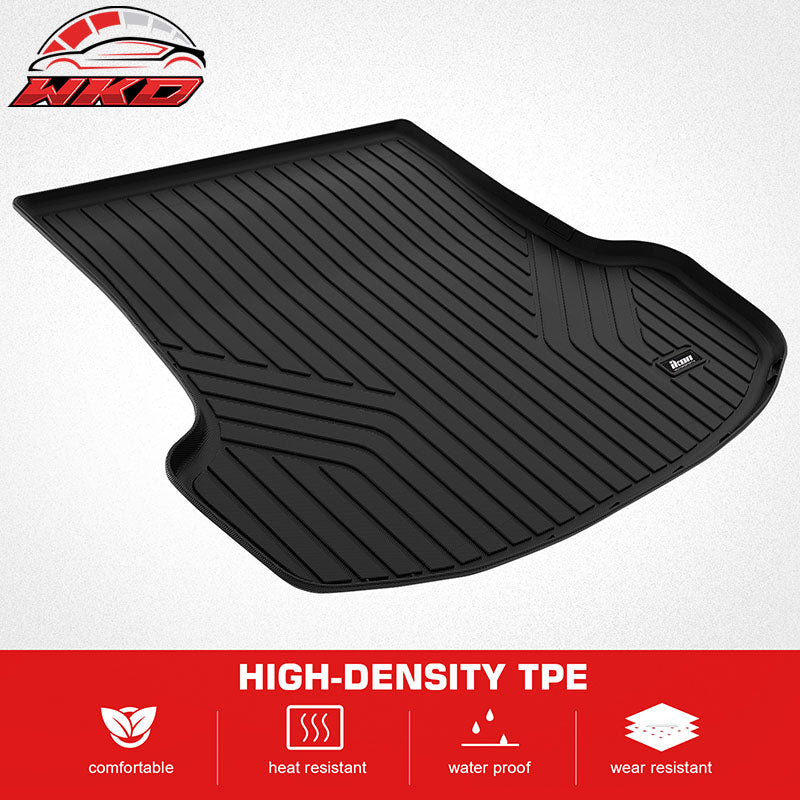 Fits 18-23 Kia Stinger Trunk Mat All Weather 3D Rear Cargo Cover Boot Tray Liner