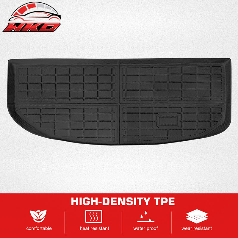Fits 20-25 Kia Telluride All Weather 3D Molded Trunk Mat Cargo Liner Cover TPE