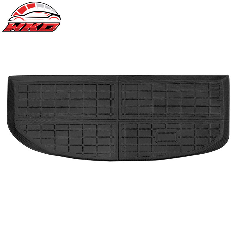 Fits 20-25 Kia Telluride 3D Rear Trunk Mat Cargo Liner Cover + Backrest Mats TPE