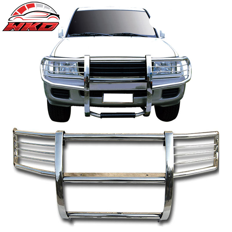 2005-2008 Land Rover LR3 Discovery 3 SUV Front Bumper Brush Guard Chrome Grille SUT