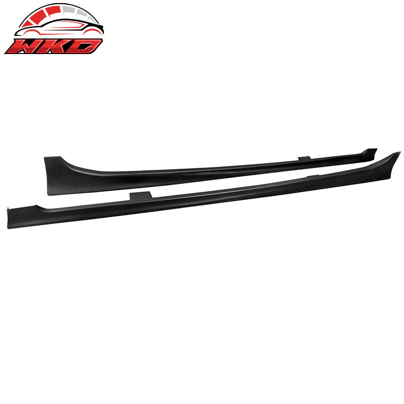 Fits 13-18 Lexus ES350 ES300h Side Skirts Unpainted Black Rocker Panel Extension