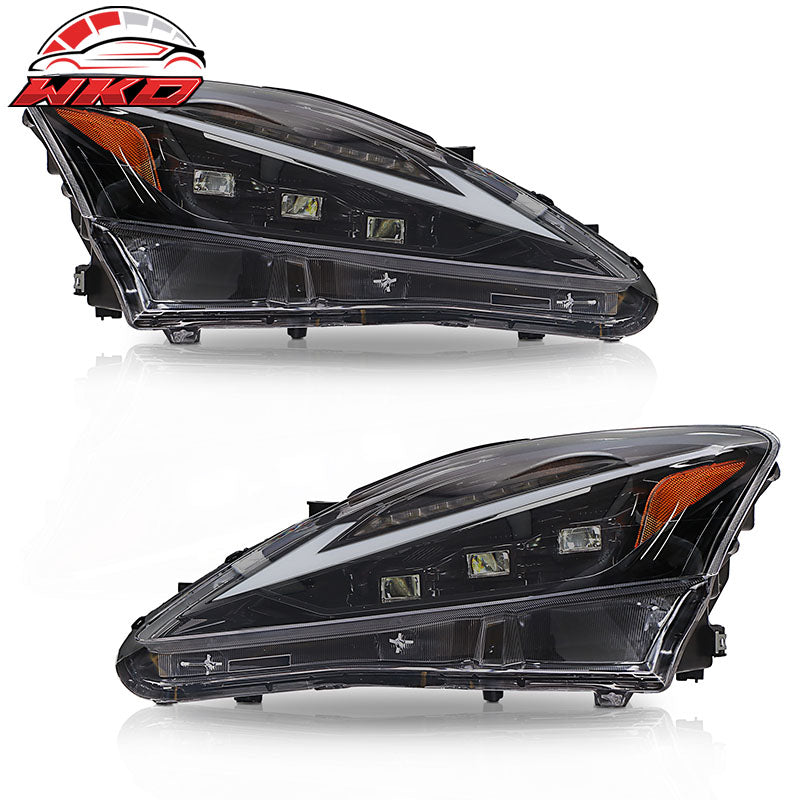 Wholesale 06-13 Lexus IS250 IS350 IS F 21 IS F Sport Style 2PCS Front LED Headlights