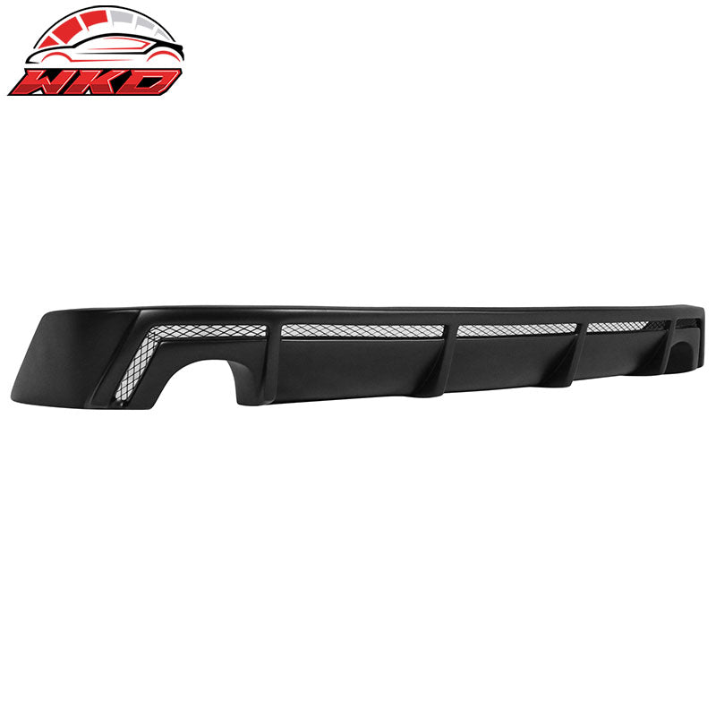 Fits 14-16 Lexus IS F Sport Rear Diffuser + Bumper Apron Splitter PP Matte Black