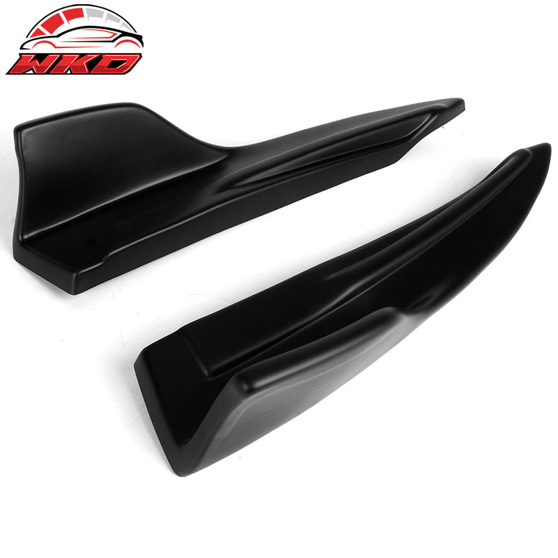Fits 14-16 Lexus IS F Sport Rear Diffuser + Bumper Apron Splitter PP Matte Black