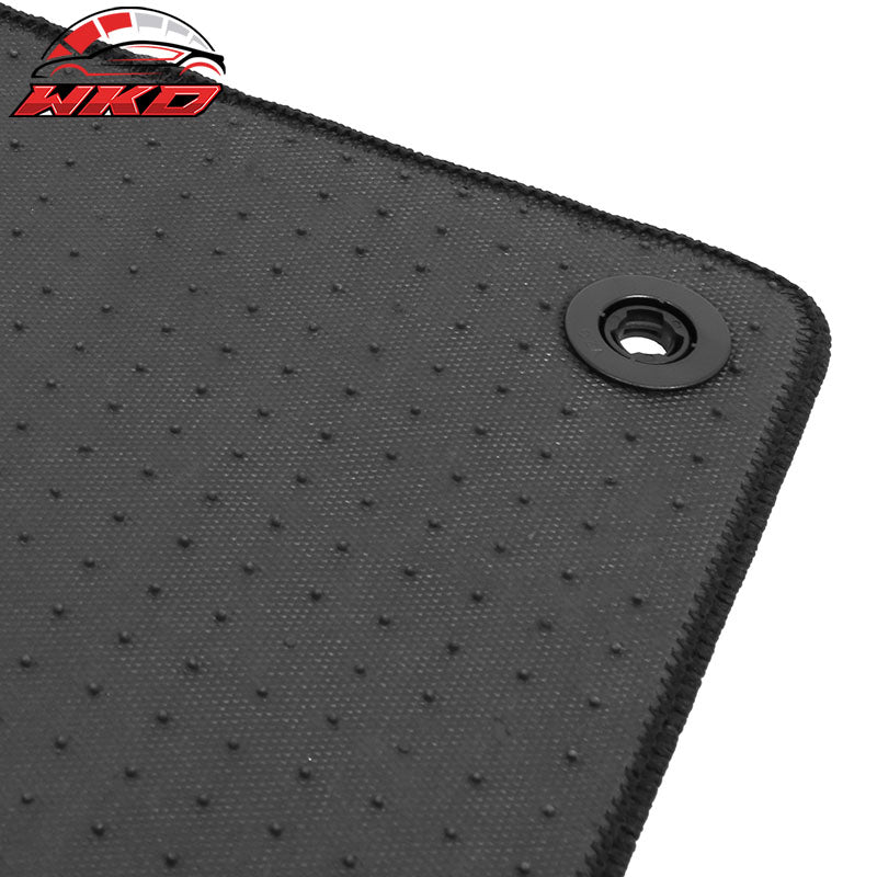 Fits 17-23 Maserati Levante 4PCS Car Front Rear Floor Mats Carpets Nylon Black