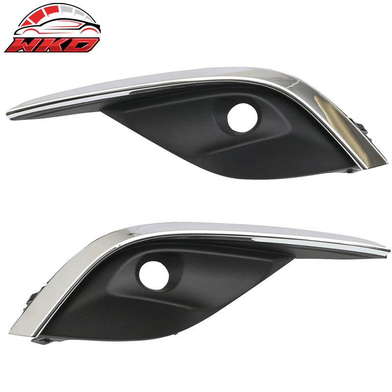Wholesale 16-17 Mazda 6 OE Front Fog Light Lamps LED Clear Lens With Chrome Trim 2PC