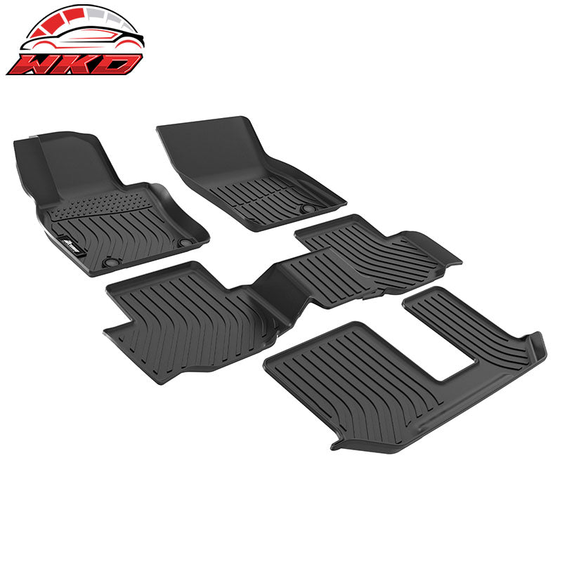 Fits 24-26 Mazda CX-90 & CX-90 PHEV 8-Passenger Floor Mats Heavy Duty Liners TPE