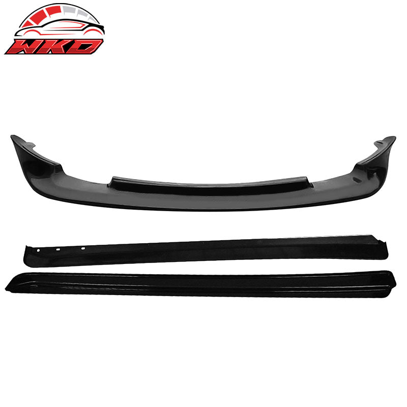 Wholesale 90-97 Mazda Miata FD Style Side Skirts Extensions + Front Bumper Lip - PU