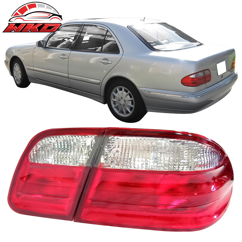 Wholesale 96-02 Mercedes Benz W210 E300 E320 E430 Red Clear LED Tail Lights Lamps - Wikond Auto