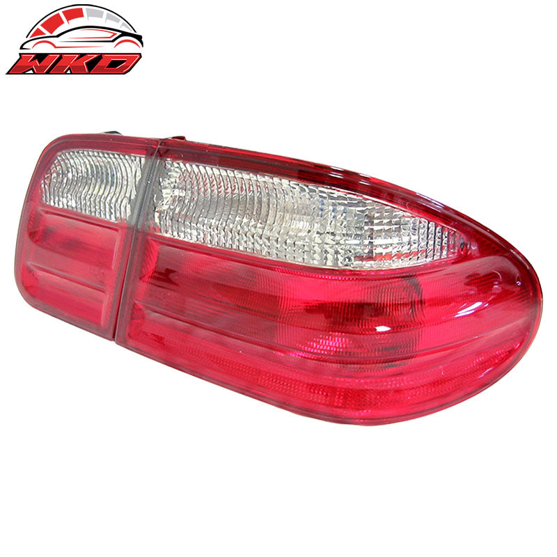 Wholesale 96-02 Mercedes Benz W210 E300 E320 E430 Red Clear LED Tail Lights Lamps - Wikond Auto
