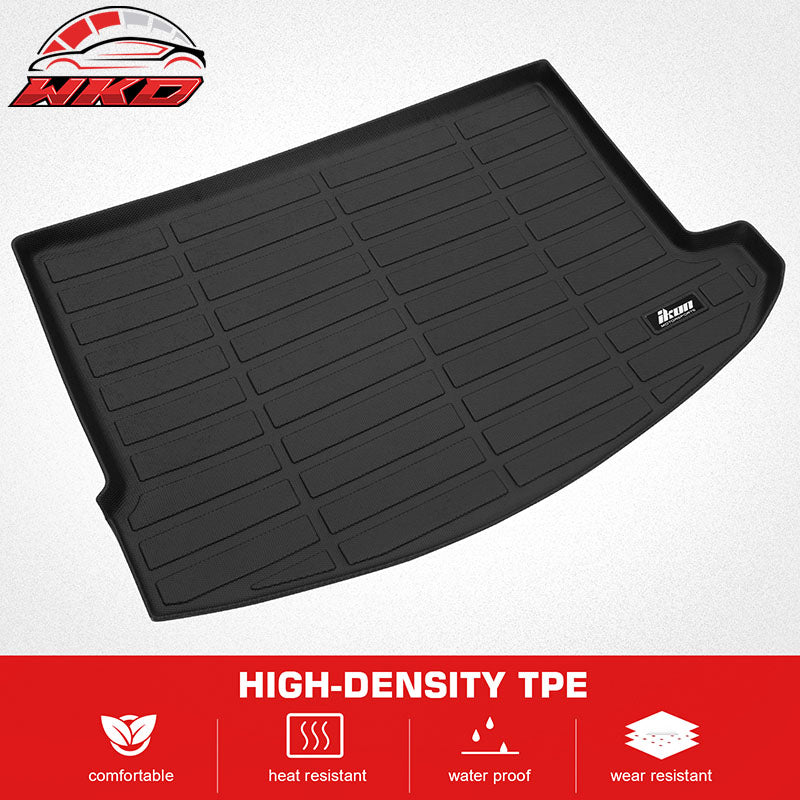 Fits 17-24 Mini Cooper Countryman F60 3D TPE Rear Cargo Liner Trunk Tray Mats