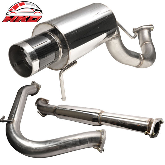 Wholesale 00-05 Mitsubishi Eclipse V6 Catback Exhaust System w/ Carbon Fiber Tip - Wikond Auto