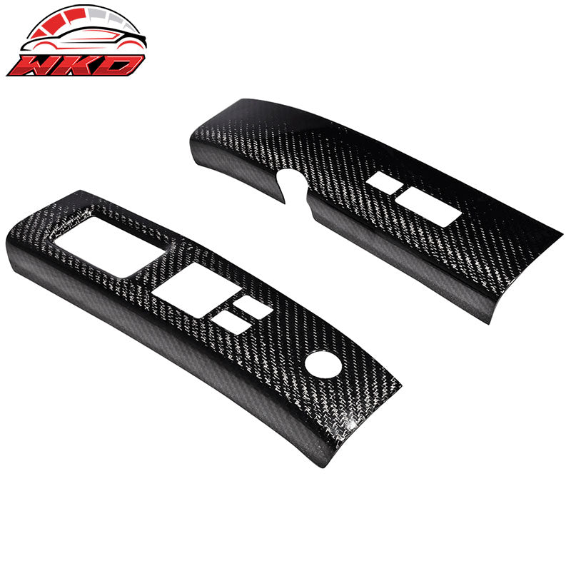 Wholesale 03-05 Nissan 350Z Z33 Interior Door Switch Trim Covers - Carbon Fiber (CF)