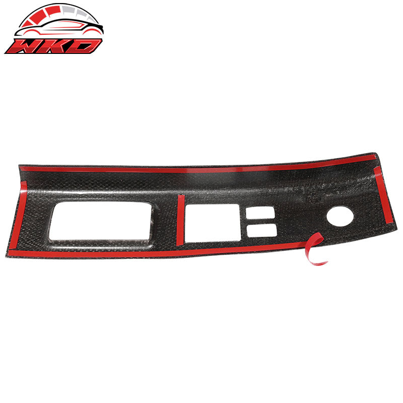 Fits 03-05 Nissan 350Z Z33 Interior Door Switch Trim Covers - Carbon Fiber (CF)