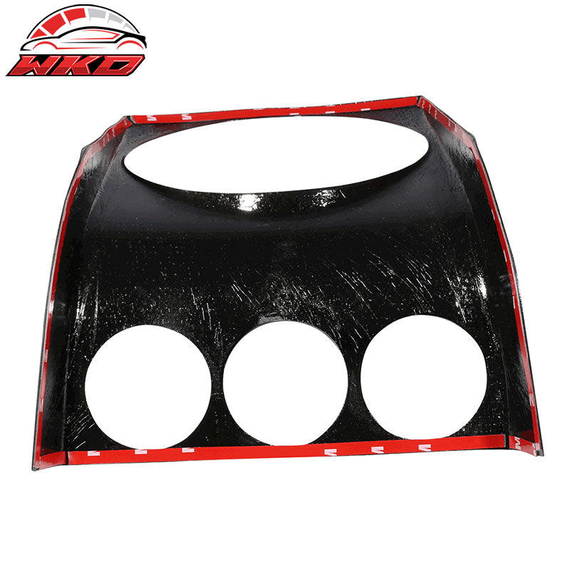 Fits 03-05 Nissan 350Z Z33 Shifter Center Dash Trim Cover - Carbon Fiber (CF)