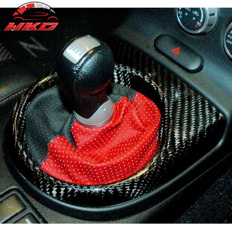 Fits 06-09 Nissan 350Z Shifter Center Dash Trim Cover - Carbon Fiber (CF)