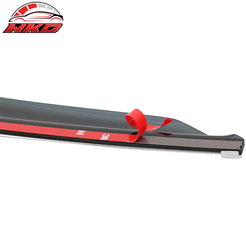 Wholesale 13-18 Nissan Altima L33 Window Visors Acrylic Rain Guard Vent W/Chrome Trim - Wikond Auto