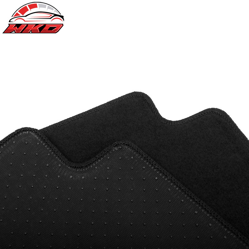 Fits 23-25 Nissan ARIYA Anti-Slip Front Rear Floor Mats Carpet Nylon 2PCS Black