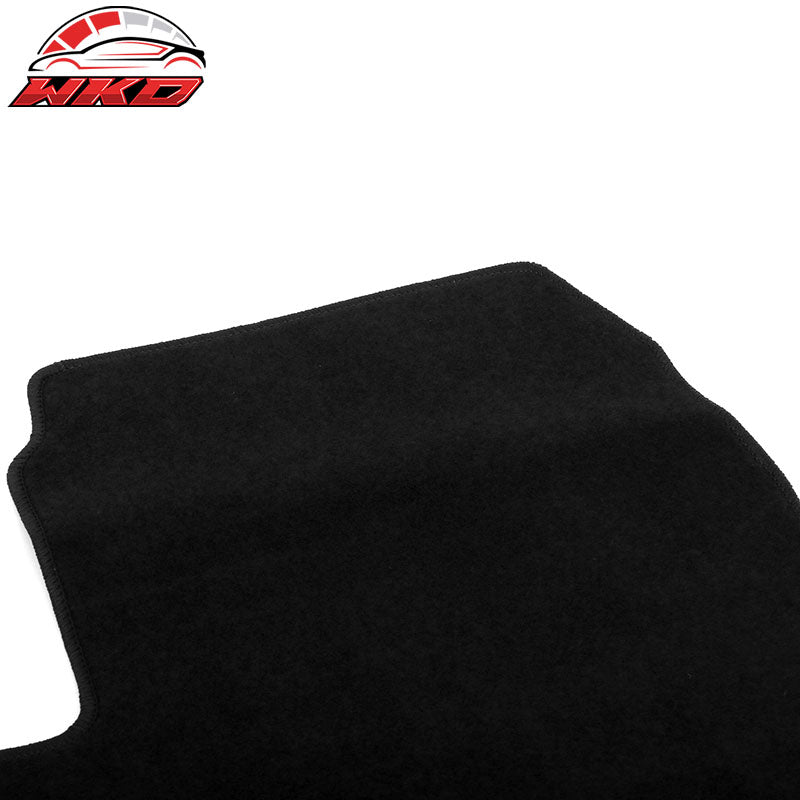 Fits 23-25 Nissan ARIYA Anti-Slip Front Rear Floor Mats Carpet Nylon 2PCS Black