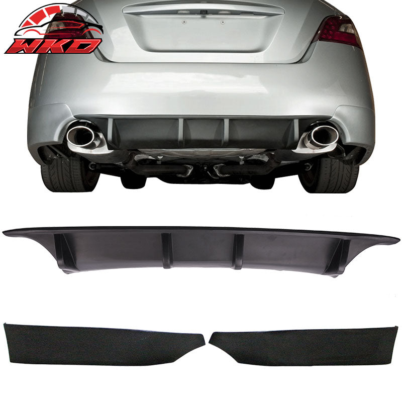Fits 09-15 Nissan Maxima ST Style Rear Under Diffuser Lip+Bumper Aprons Pairs