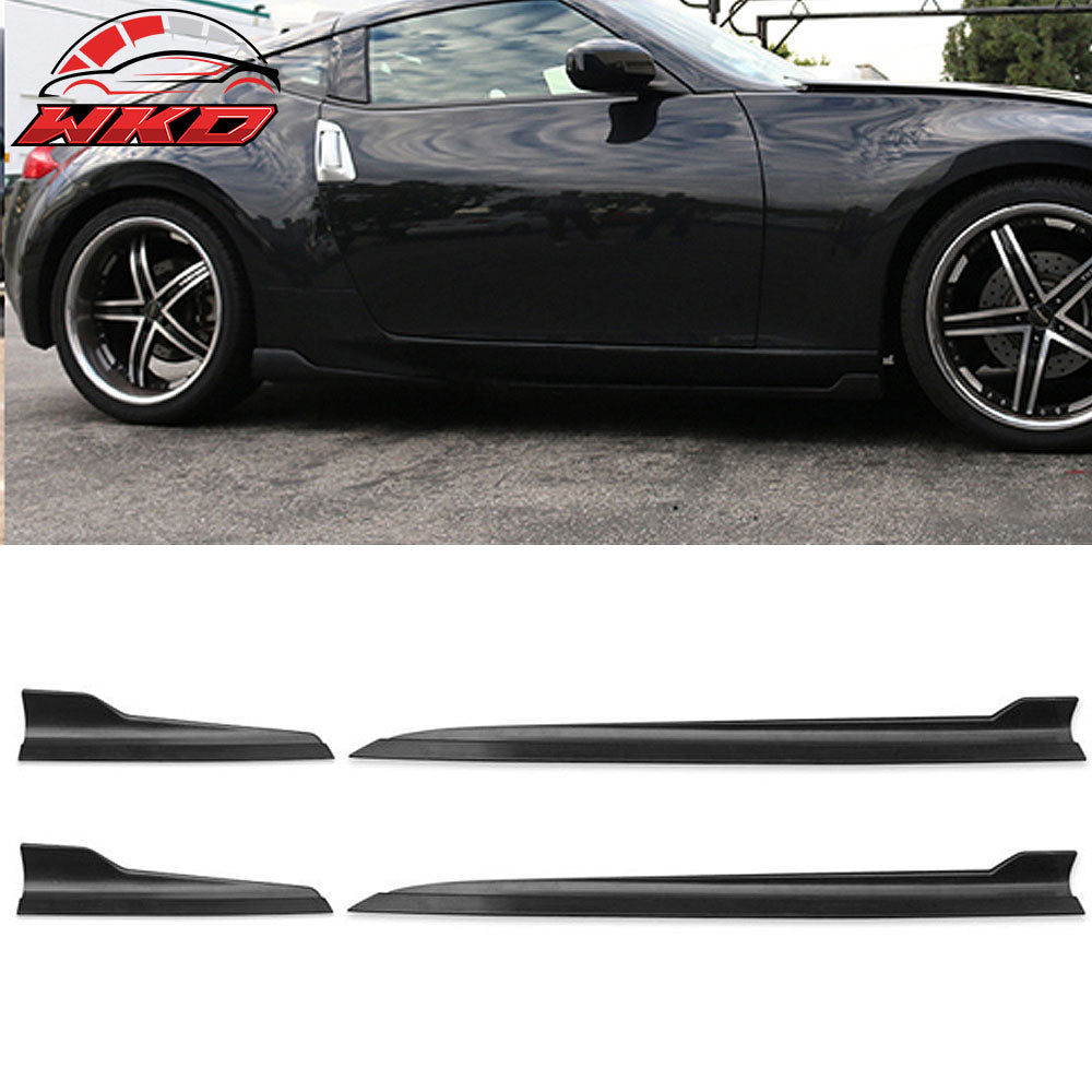 Fits Nissan 370Z 350Z Fairlady Maxima Side Skirts Rocker Panels 4PCS (PP)