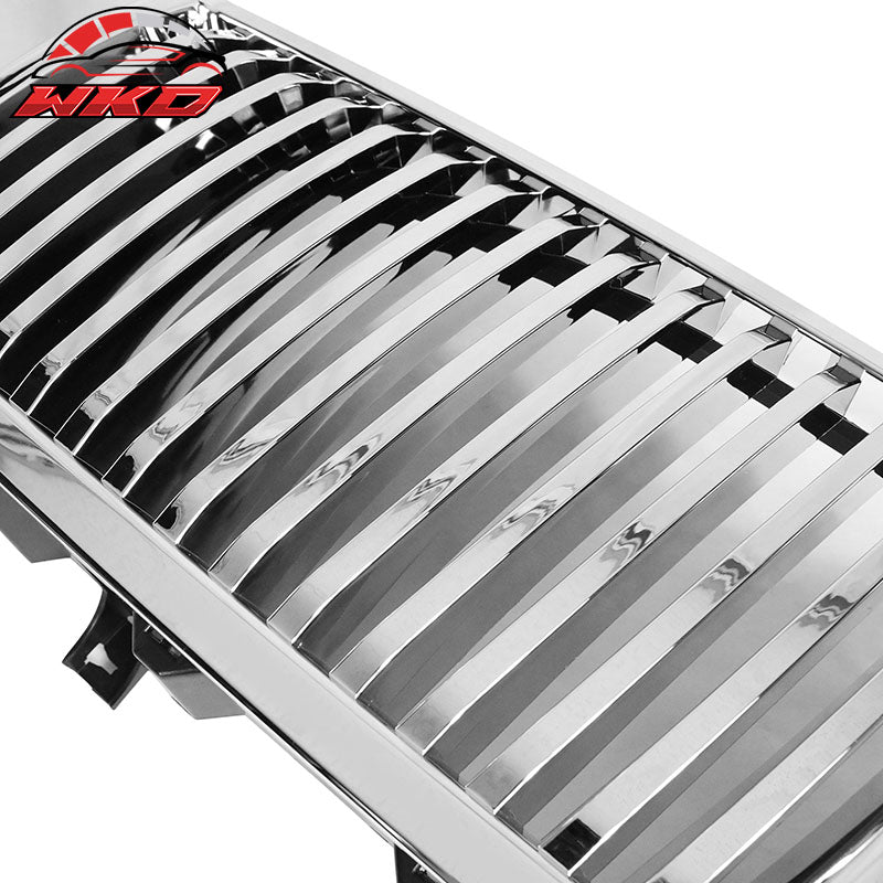 Fits 04-07 Nissan Titan Armada Chrome Vertical Hood Grille