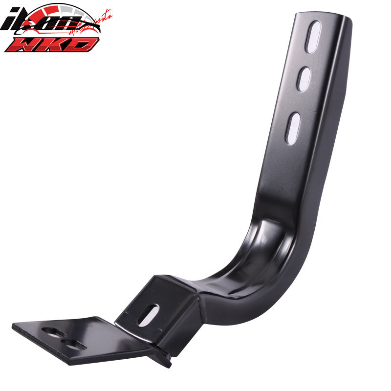 Fits 04-14 Nissan Titan Crew Cab Red Black Running Board Step Bar + Bracket