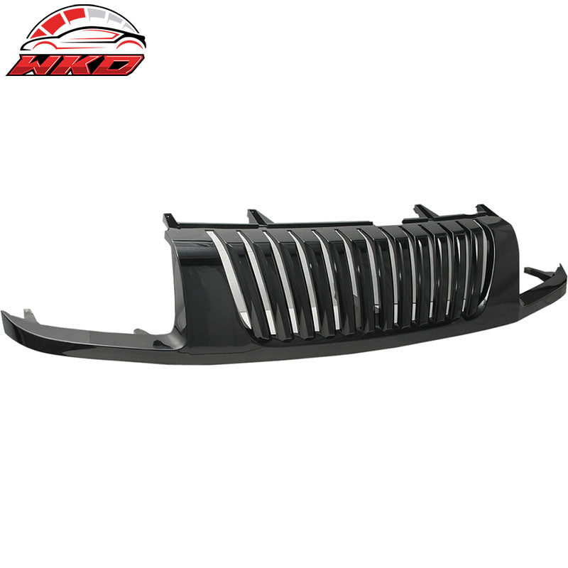 Wholesale 02-04 Nissan Xterra Vertical Front Bumper Unpainted Hood Grille ABS