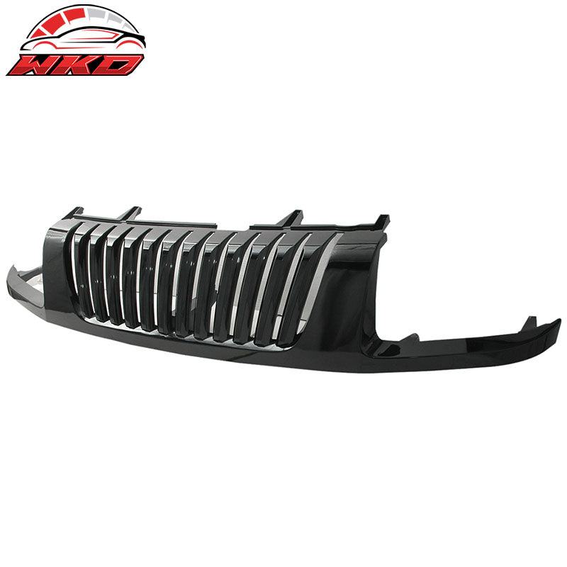 Fits 02-04 Nissan Xterra Vertical Front Bumper Unpainted Hood Grille ABS