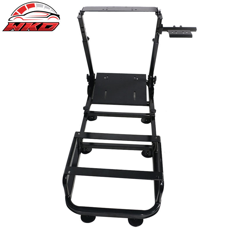 Black Cloth Cockpit Racing Seat Simulator Steering Wheel Stand For PS4 XBOX ONE