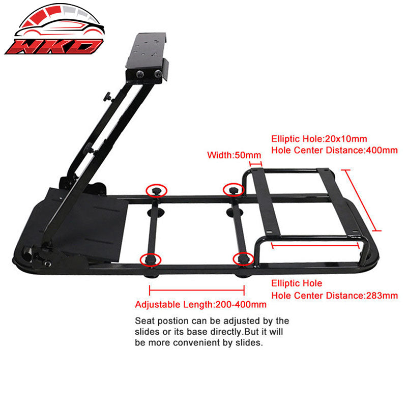 Black Cloth Cockpit Racing Seat Simulator Steering Wheel Stand For PS4 XBOX ONE