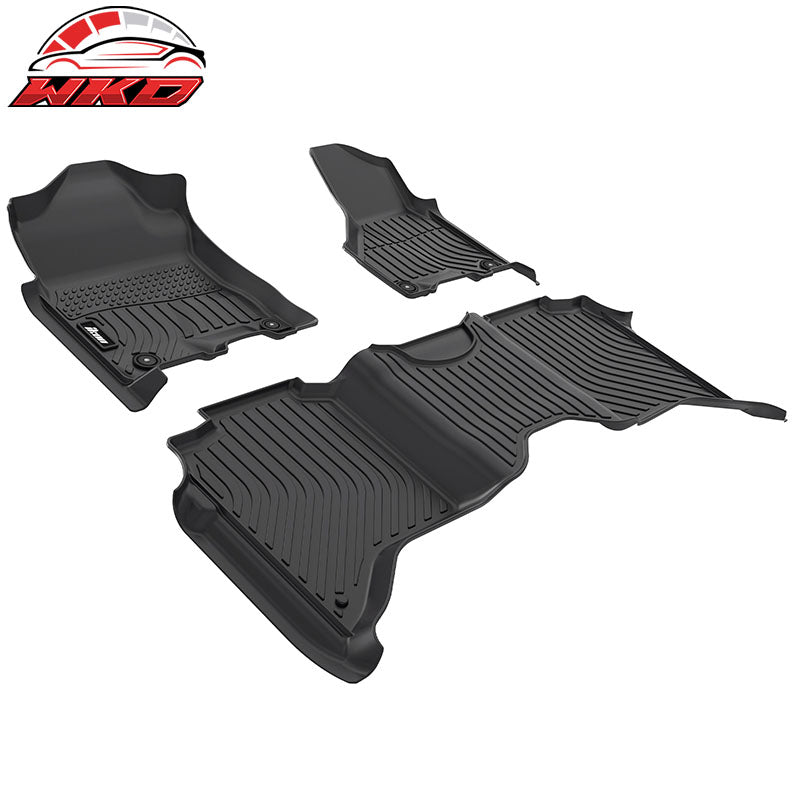 Fits 19-25 Ram 2500 3500 Crew Cab All Weather 3D TPE Floor Mats Liners Carpets