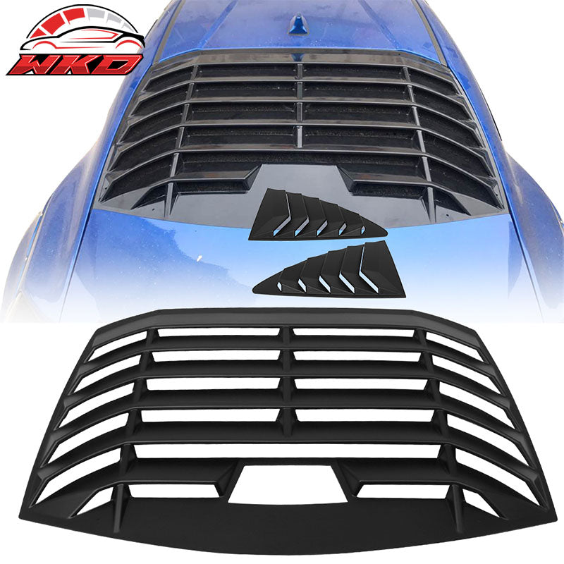 Fits 13-20 Scion FR-S/Subaru BRZ/Toyota 86 IKON Style Rear + Side Window Louver