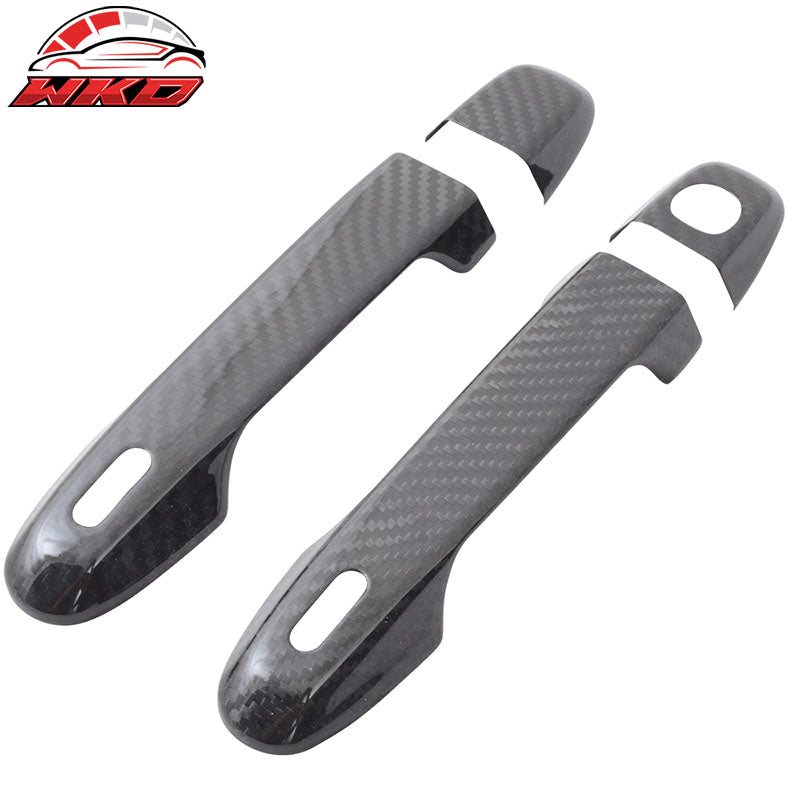 Fits 13-20 Scion FRS Subaru BRZ Outer Door Handle Cover - Carbon Fiber
