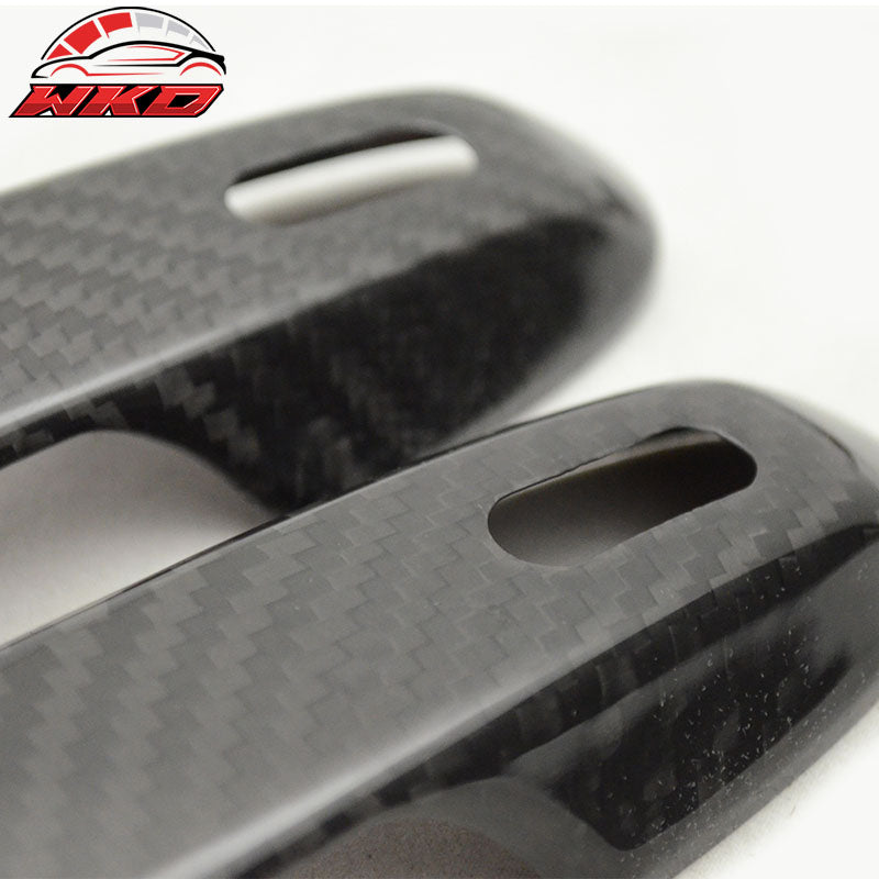 Fits 13-20 Scion FRS Subaru BRZ Outer Door Handle Cover - Carbon Fiber