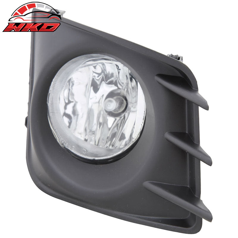 Fits Scion 11-13 tC Front Clear Fog Lights Driving Lamps Pair + Covers