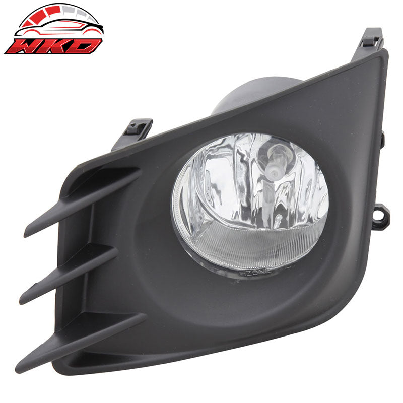 Fits Scion 11-13 tC Front Clear Fog Lights Driving Lamps Pair + Covers