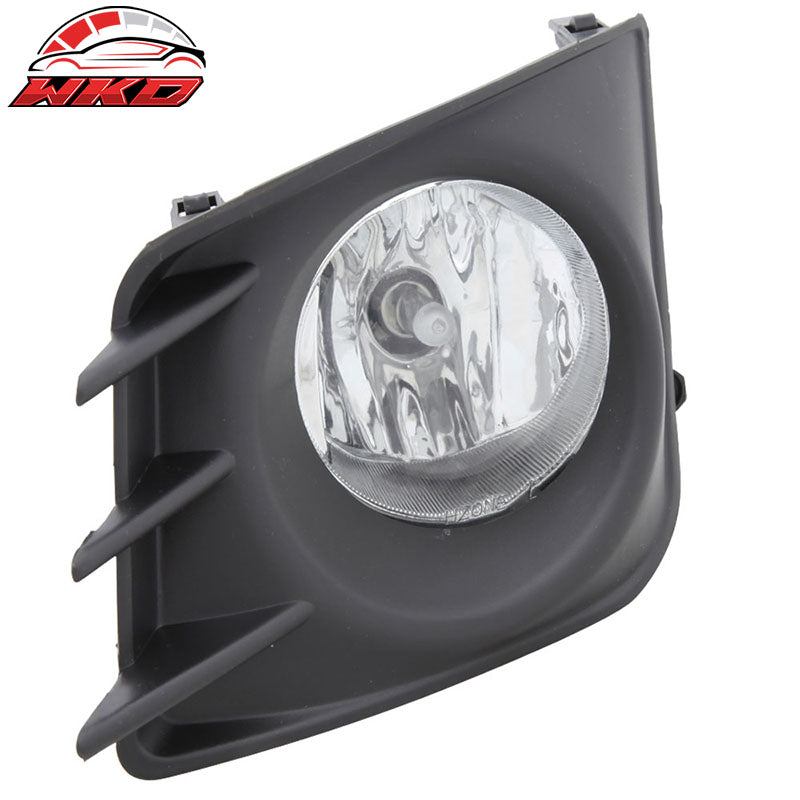 Fits Scion 11-13 tC Front Clear Fog Lights Driving Lamps Pair + Covers
