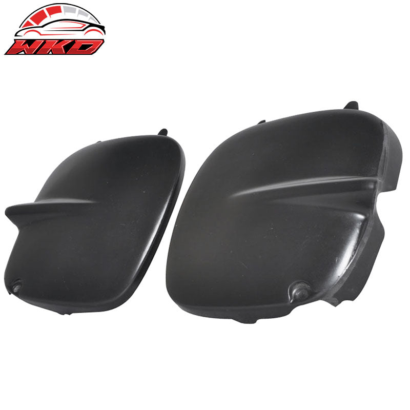 Fits 97-01 Subaru Impreza GC8 JDM STI Style Fog Lights Cover Unpainted Black ABS